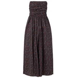 Matteau Printed Multicolor Strapless Maxi Dress Size 4